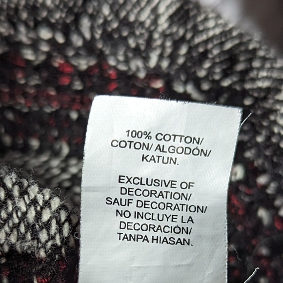 Lucky Brand 100% Cotton Oversized Embroidered Sweater/Pullover Top Size Small - Picture 8 of 8